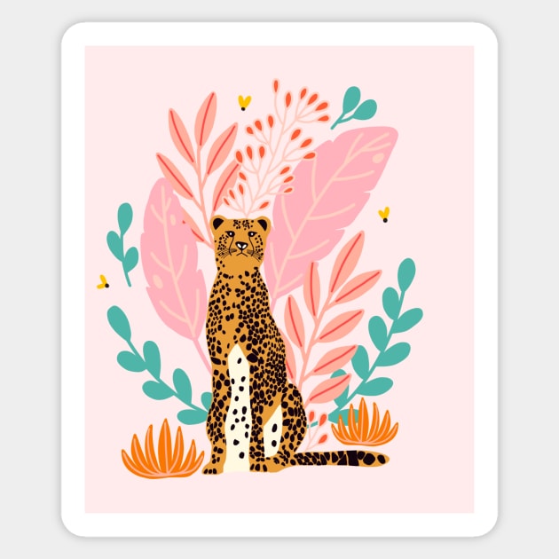 Cheetah Sticker by Shreyasi